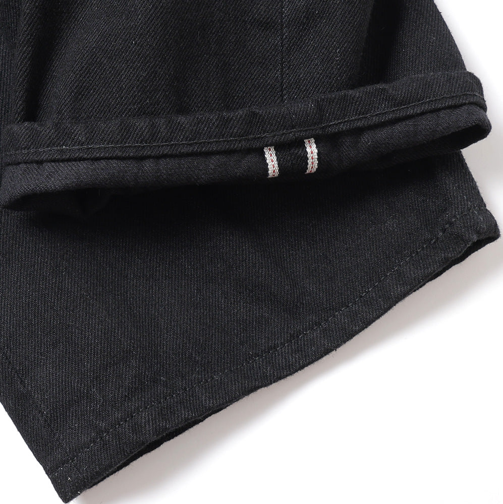 Selvage Denim Two Tuck Tapered Pants(WASHED)