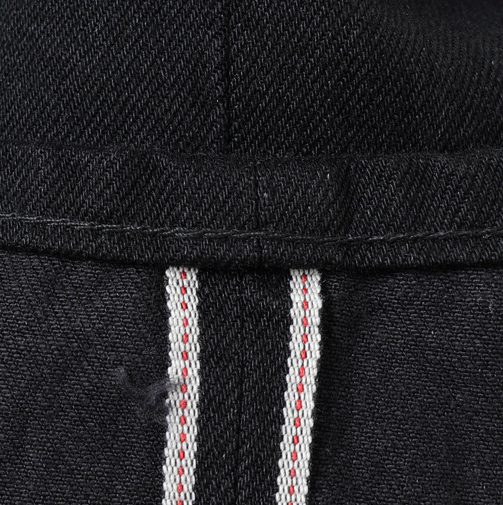 Selvage Denim Two Tuck Tapered Pants(WASHED)