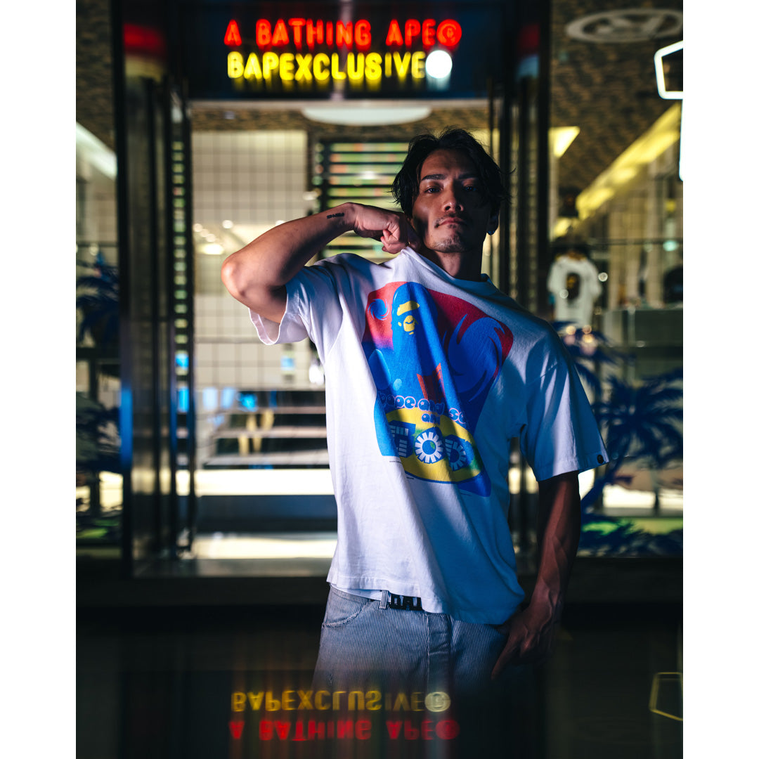 SAINT Mxxxxxx × A BATHING APE® SS TEE GOD