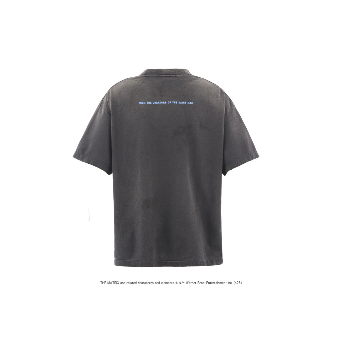 SAINT Mxxxxxx × THE MATRIX SS TEE THE MATRIX WHITE LOGO