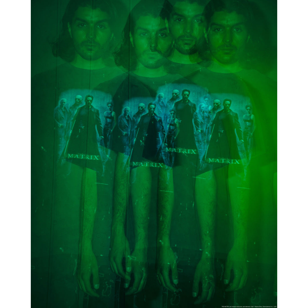 SAINT Mxxxxxx × THE MATRIX SS TEE THE MATRIX GREEN LOGO