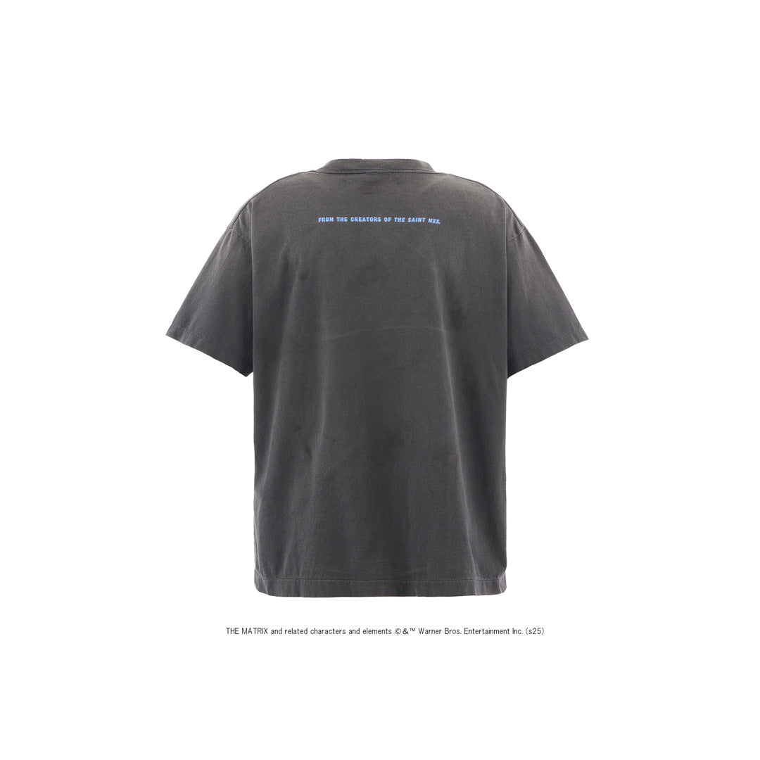 SAINT Mxxxxxx × THE MATRIX SS TEE THE MATRIX GREEN LOGO