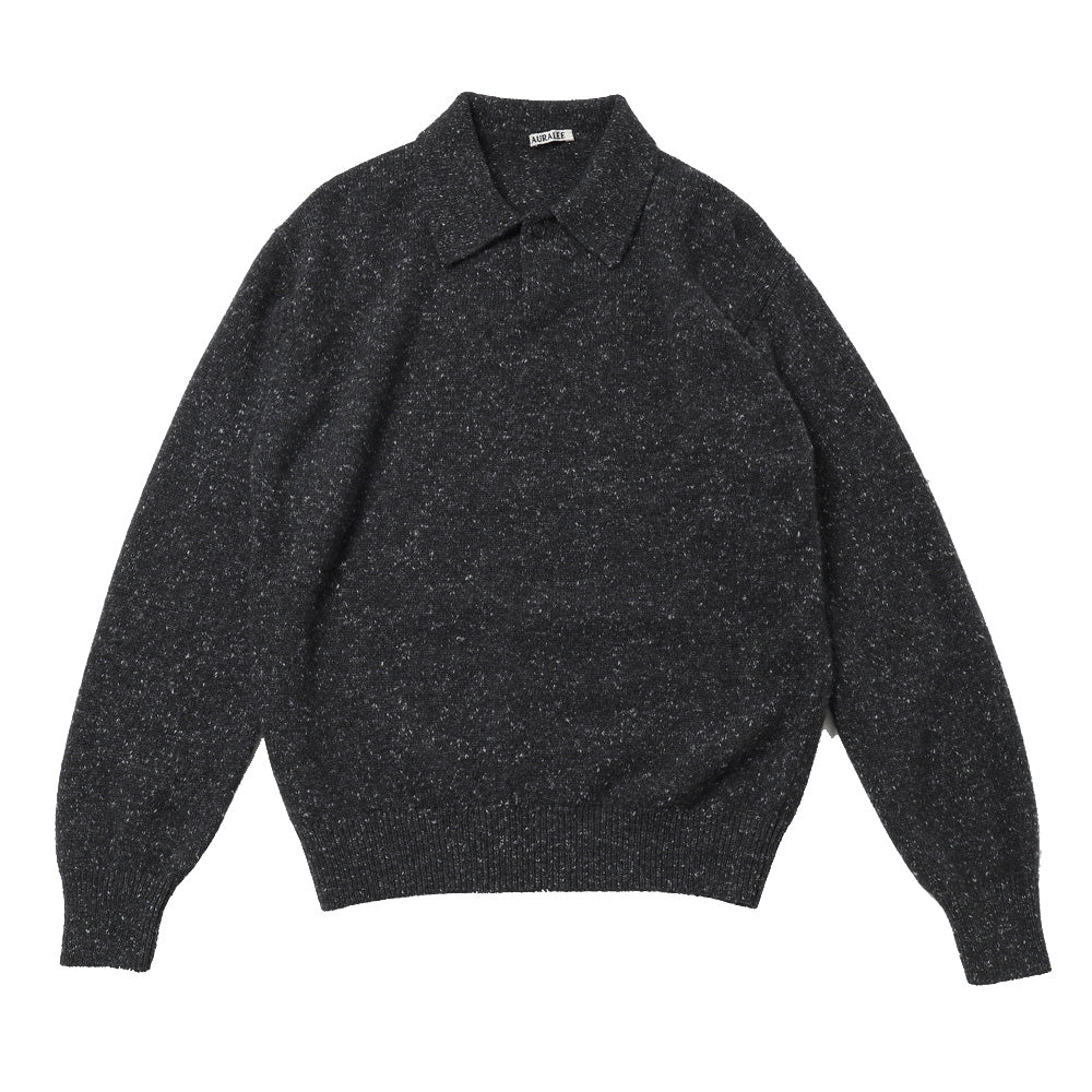 AURALEE) CASHMERE NEP KNIT POLO (A26AP02NE) | AURALEE / トップス