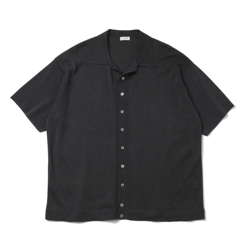 crepuscule(クレプスキュール)Washi Open Collar S/S Shirt (2601-017