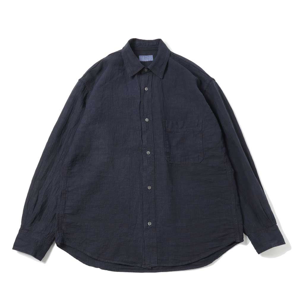 HERILL（ヘリル） Linen Work Shirts 26-050-HL-8070-10 (26-050-HL