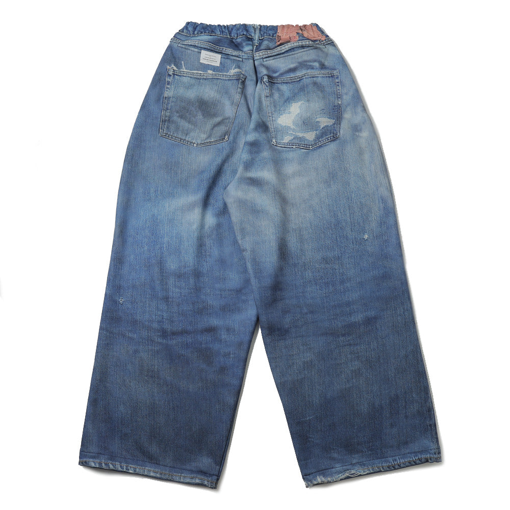DENIM PRINT WIDE PT