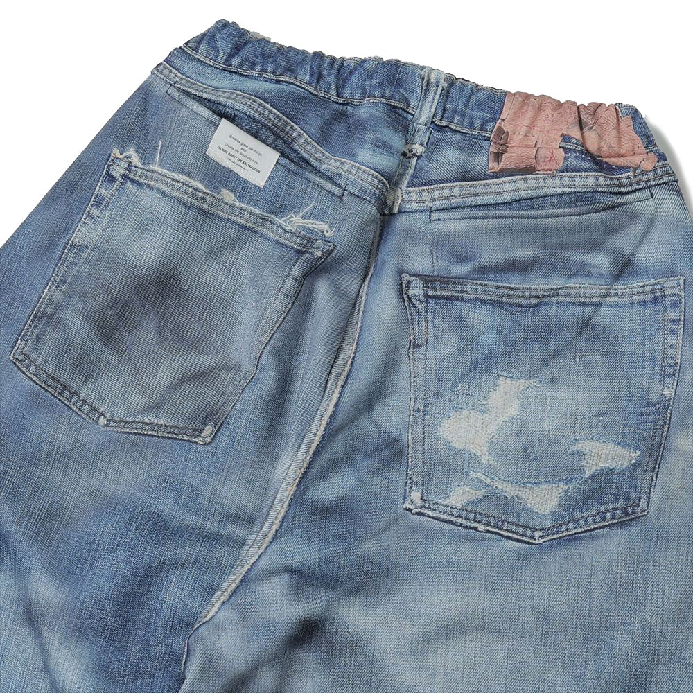 DENIM PRINT WIDE PT