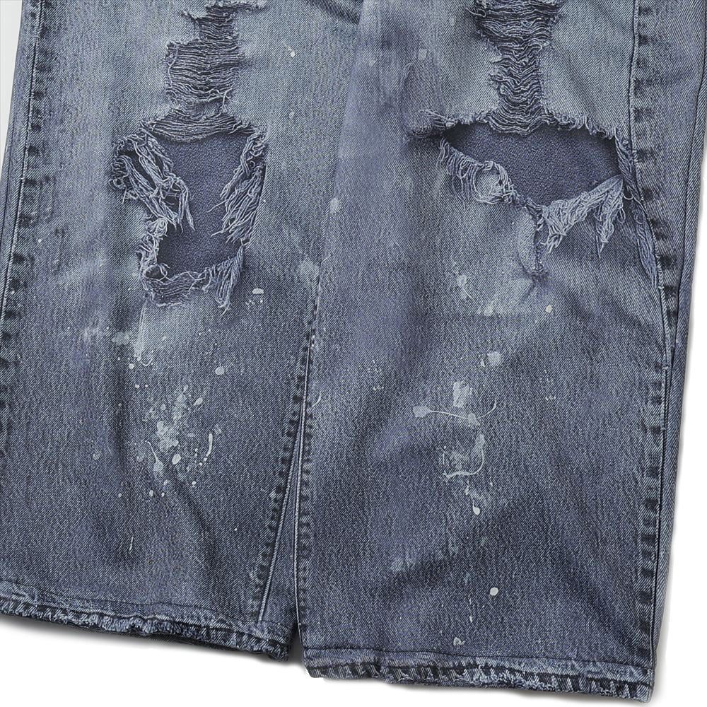 DENIM PRINT WIDE PT