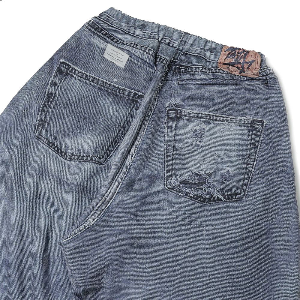 DENIM PRINT WIDE PT