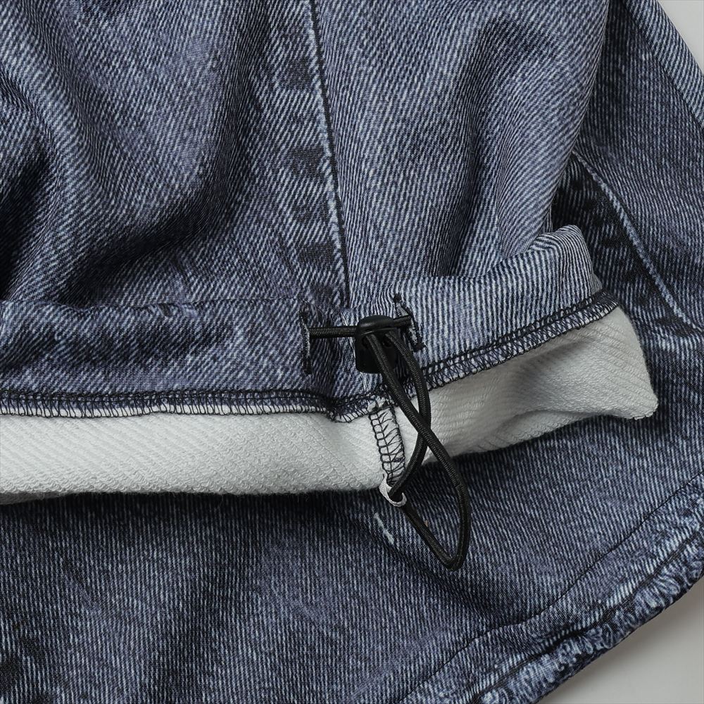 DENIM PRINT WIDE PT