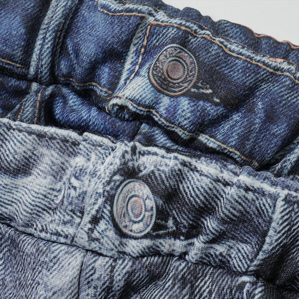 DENIM PRINT WIDE PT