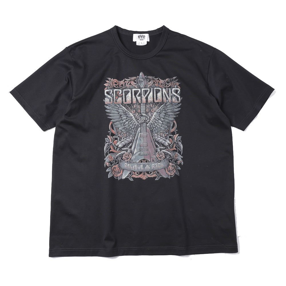 度詰め天竺 製品プリント SCORPIONS T906