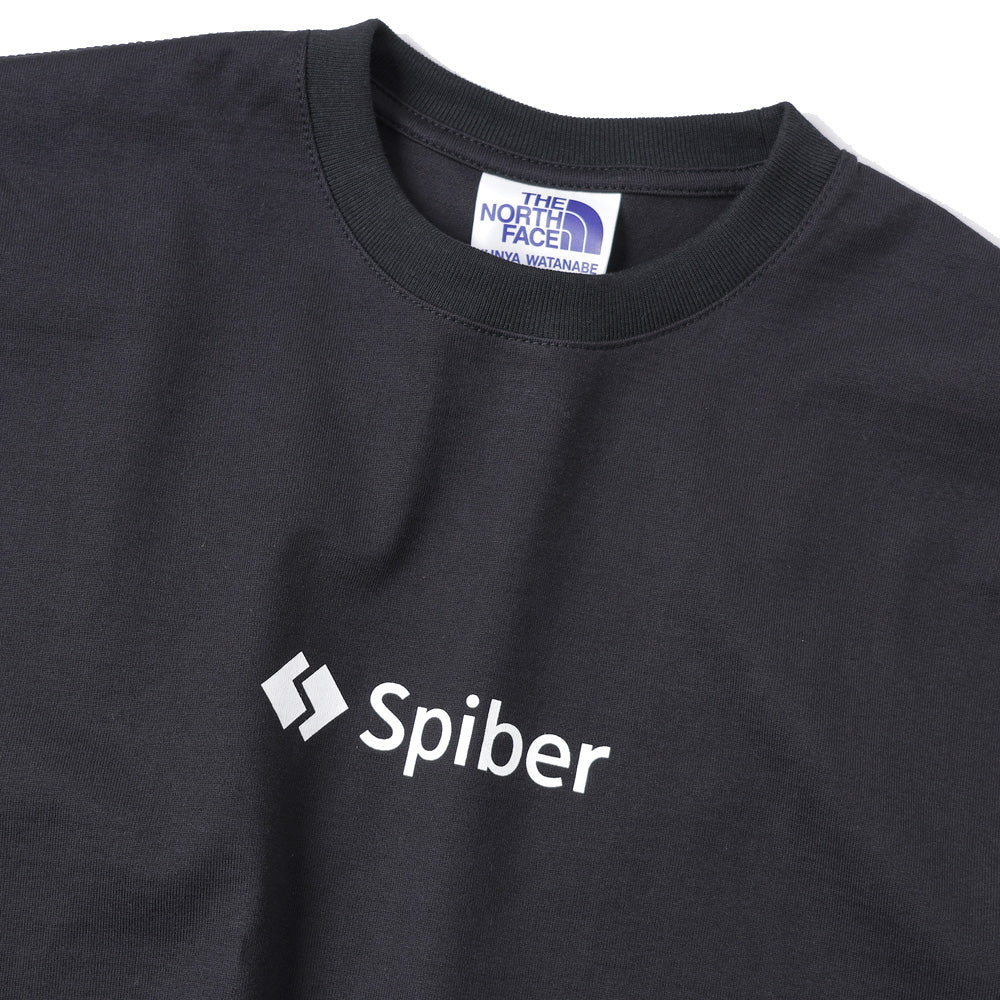 綿天竺 SPIBER THE NORTH FACE Wネーム T910