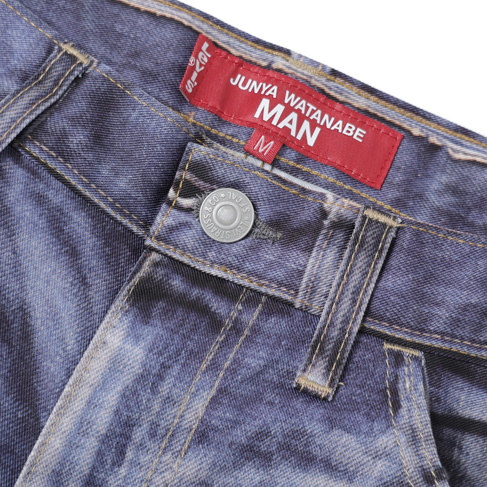 ナイロンツイル インクジェットプリント Levi's Wネーム BerBerjin P918