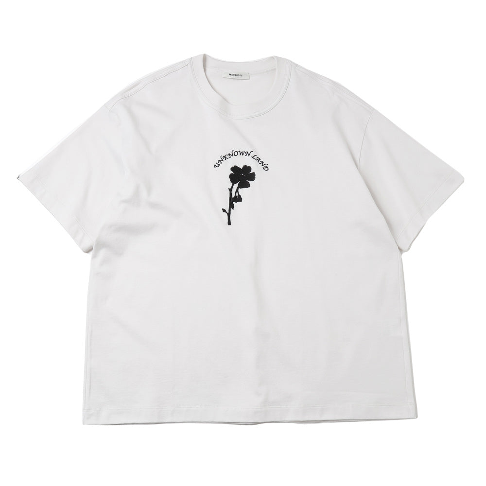 MATSUFUJI(マツフジ)Embroidery Short Sleeve T-shirt (M261-0707