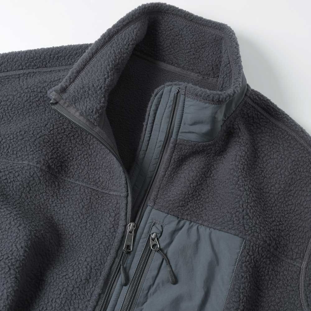 HEAVY FLEECE ZIP-UP JACKET