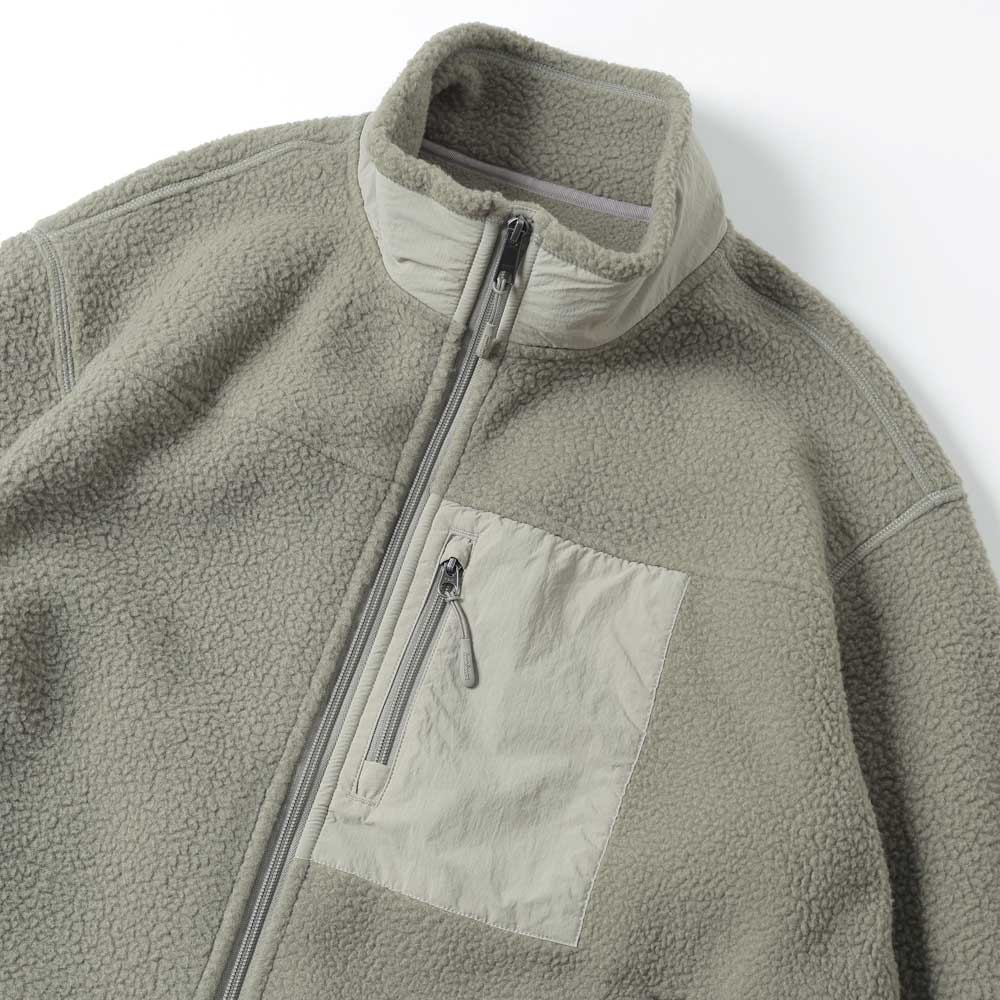 HEAVY FLEECE ZIP-UP JACKET