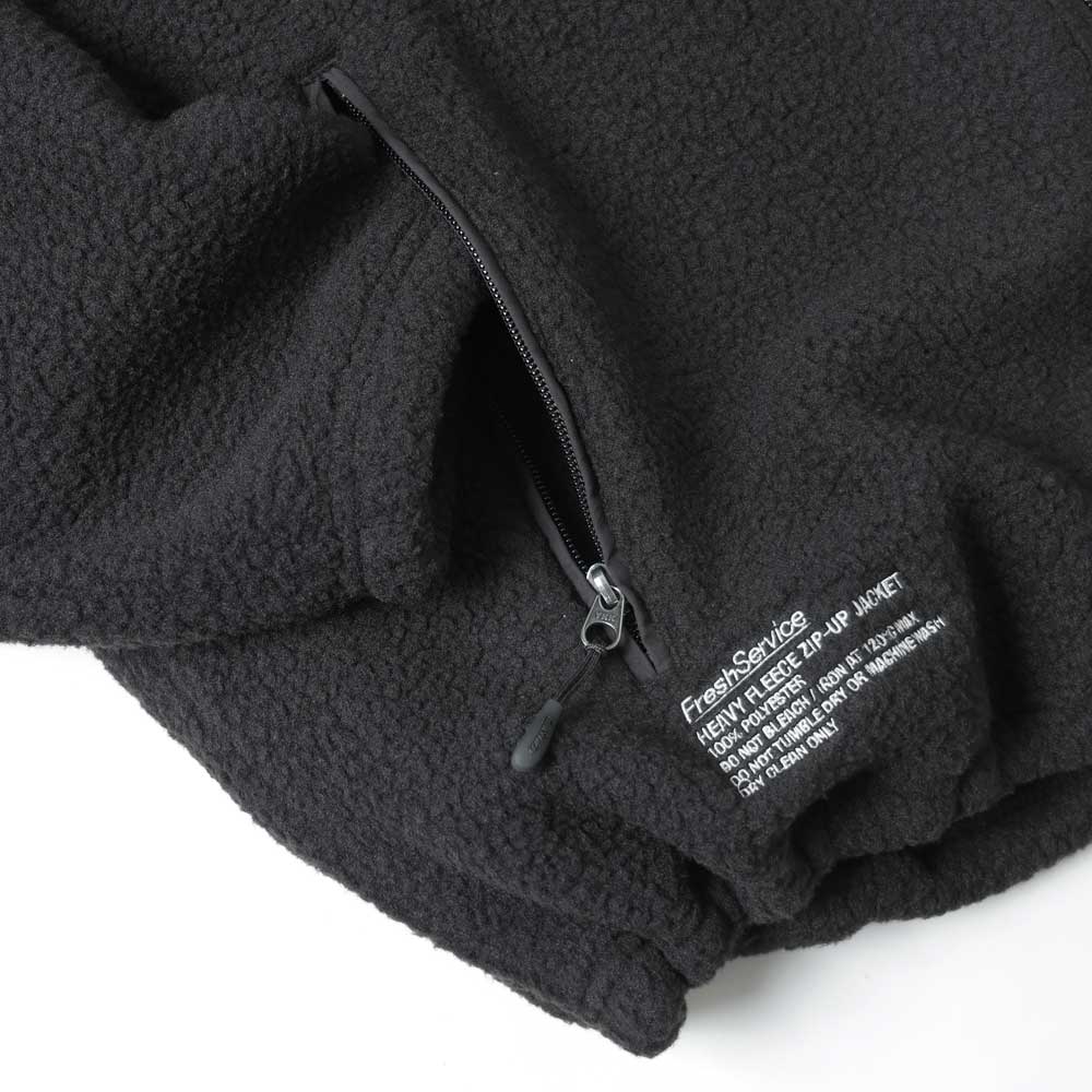 HEAVY FLEECE ZIP-UP JACKET