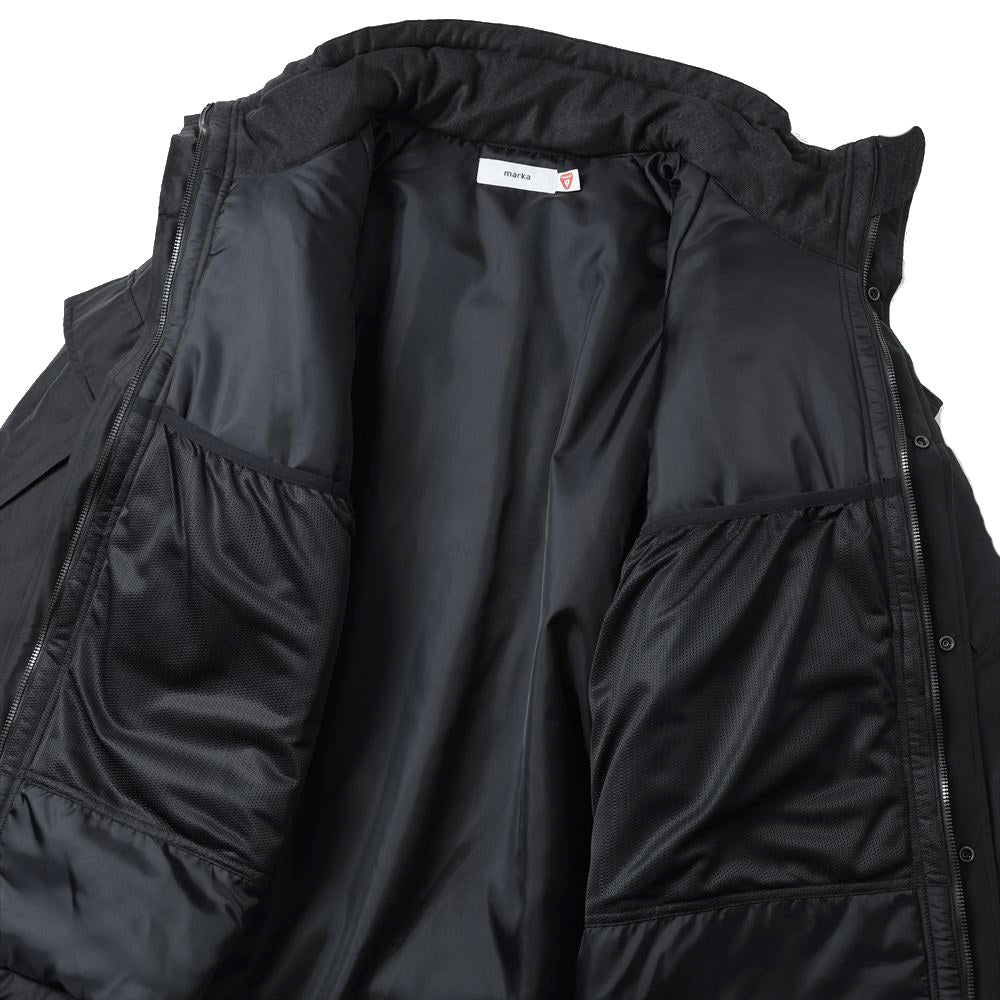 PUFFED ECWCS JACKET ORGANIC COTTON SILK HIGH COUNT TYPEWRITER