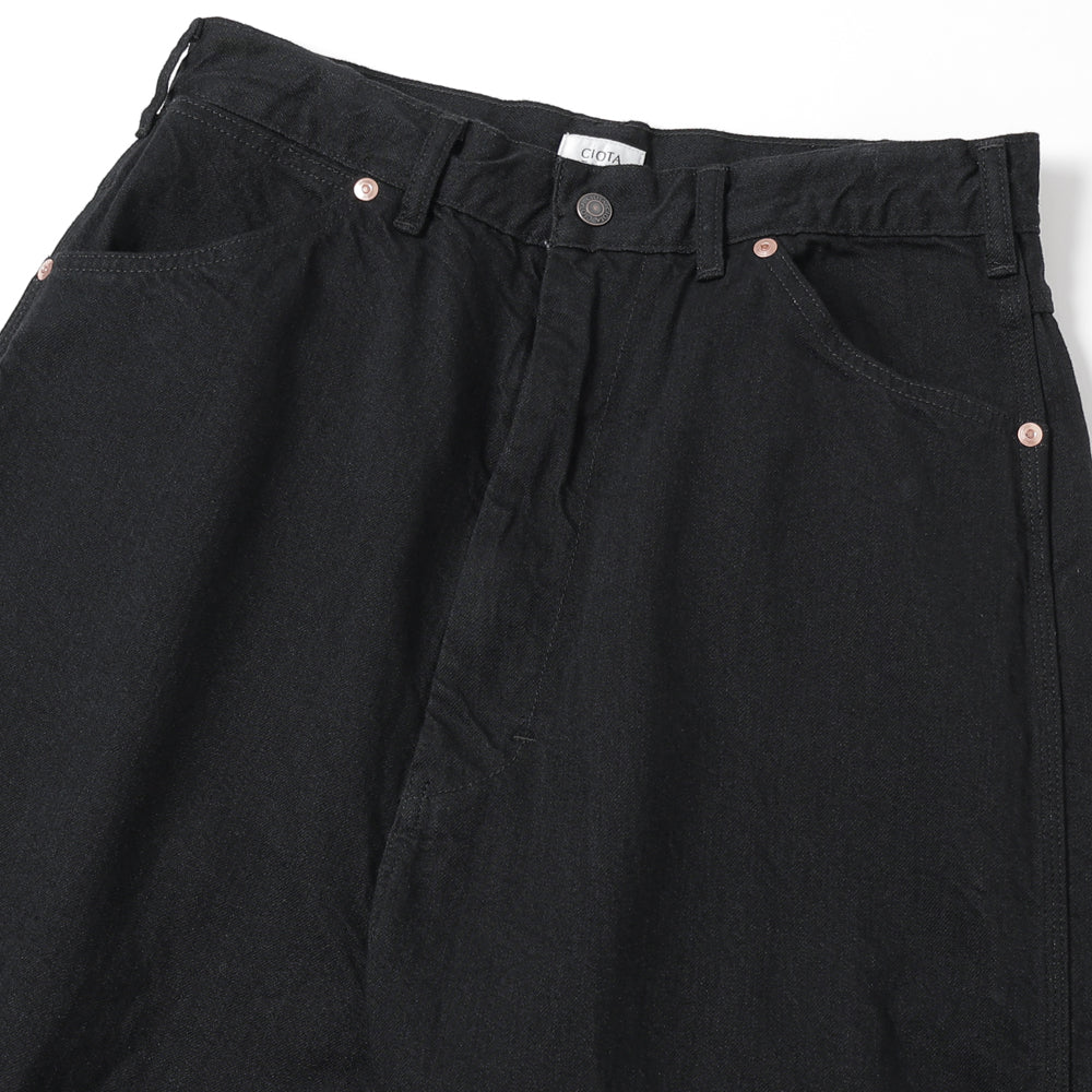 Denim Painter Pants(Black One Wash)