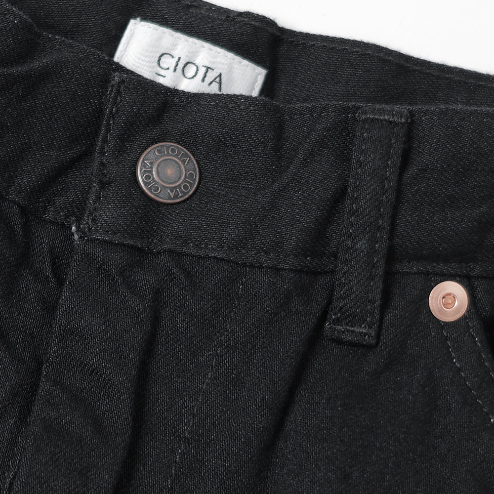Denim Painter Pants(Black One Wash)