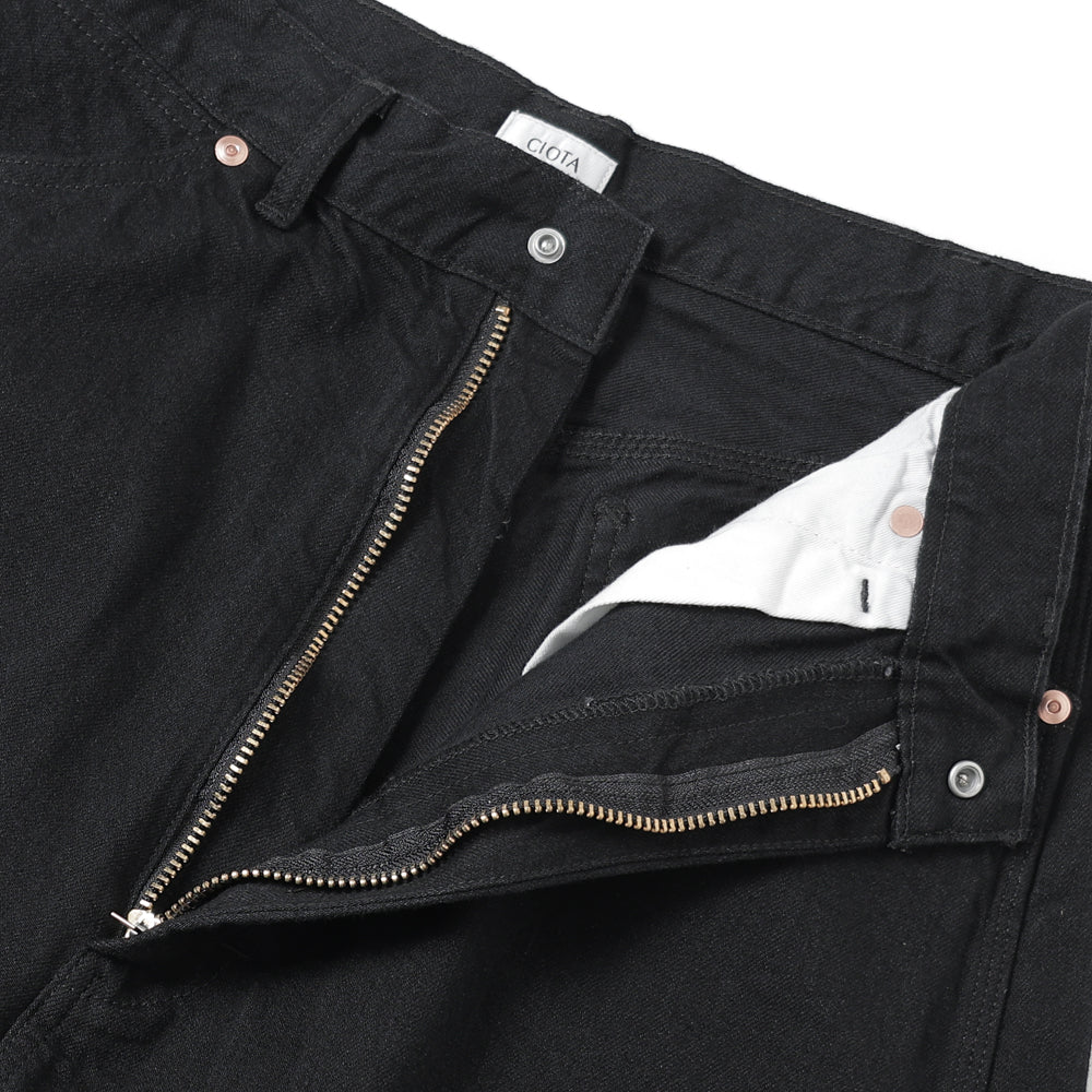 Denim Painter Pants(Black One Wash)