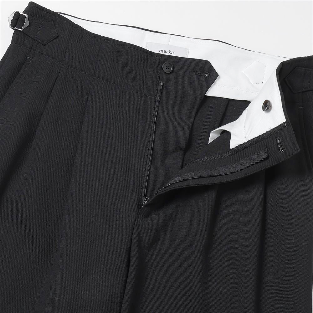TWO TUCK MILITARY TROUSERS