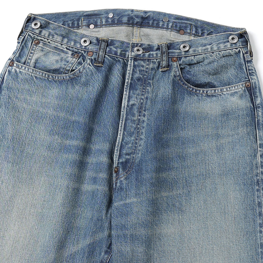 No.22 Washed Wide Denim Pants