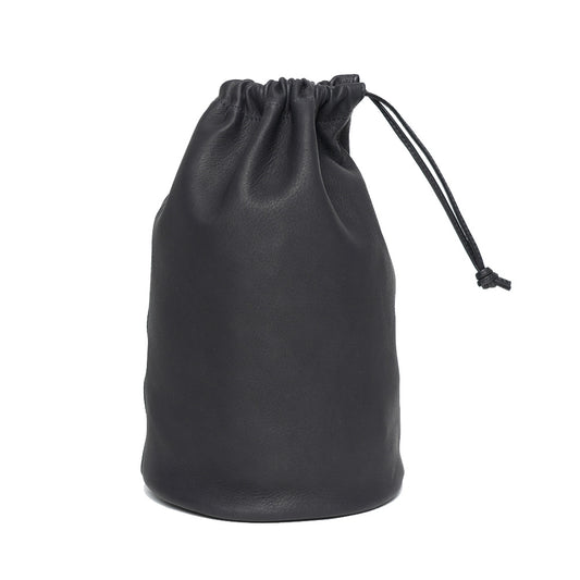 DA129 / Double Faced CYLINDER DRAWSTRING POUCH