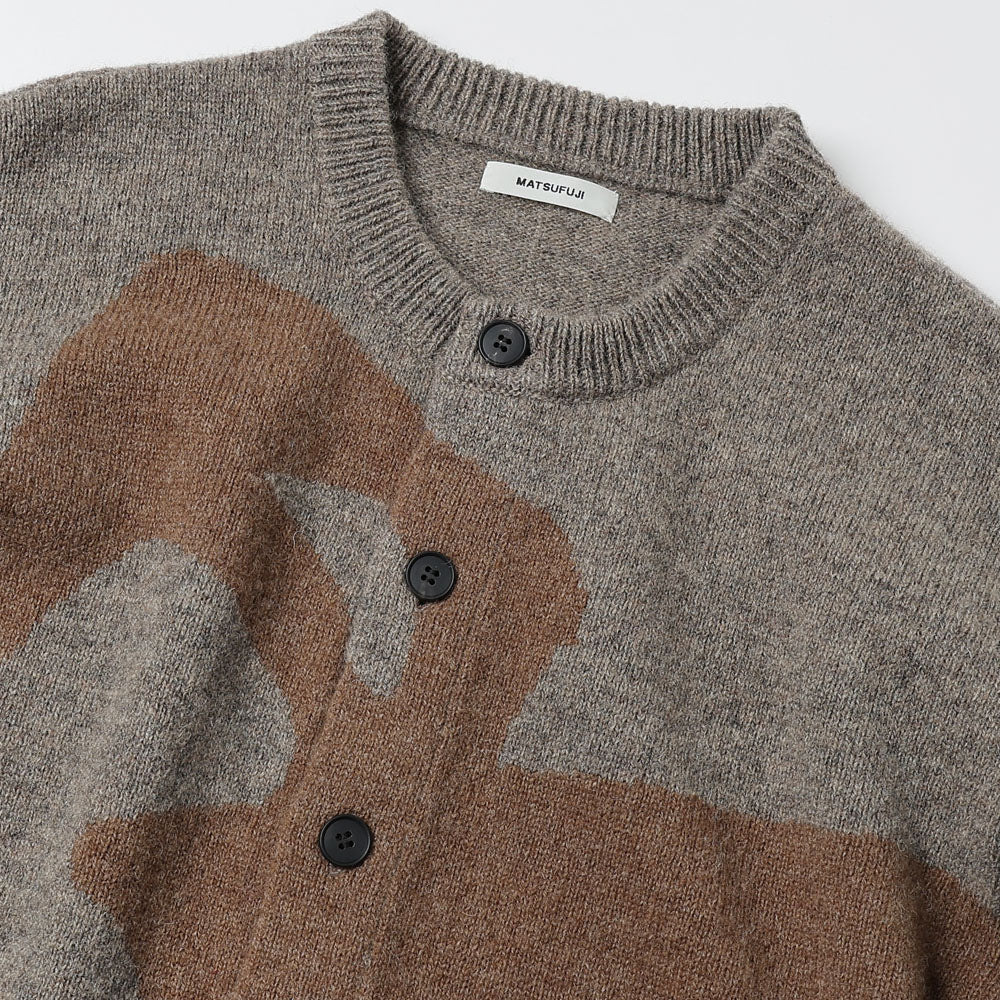 Wool Cardigan Caribou Knit