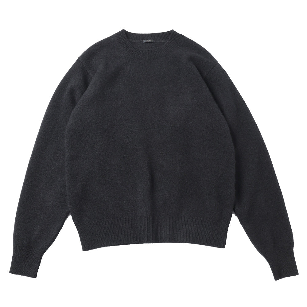 ラムズウール クルーネックニット