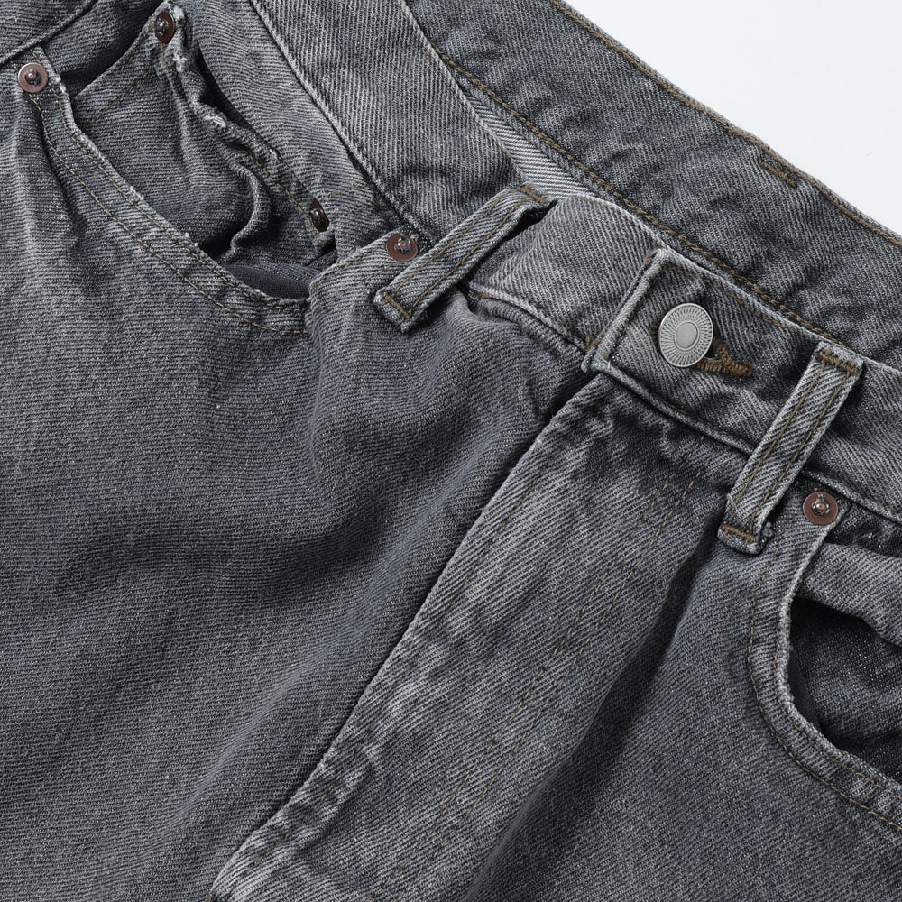 Vintage Gray Denim Pants