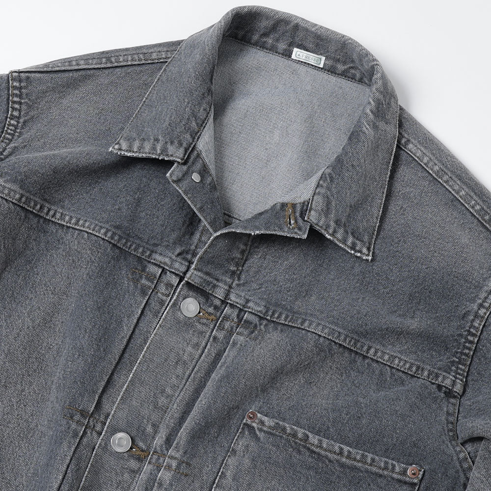 Vintage Gray Denim Jacket