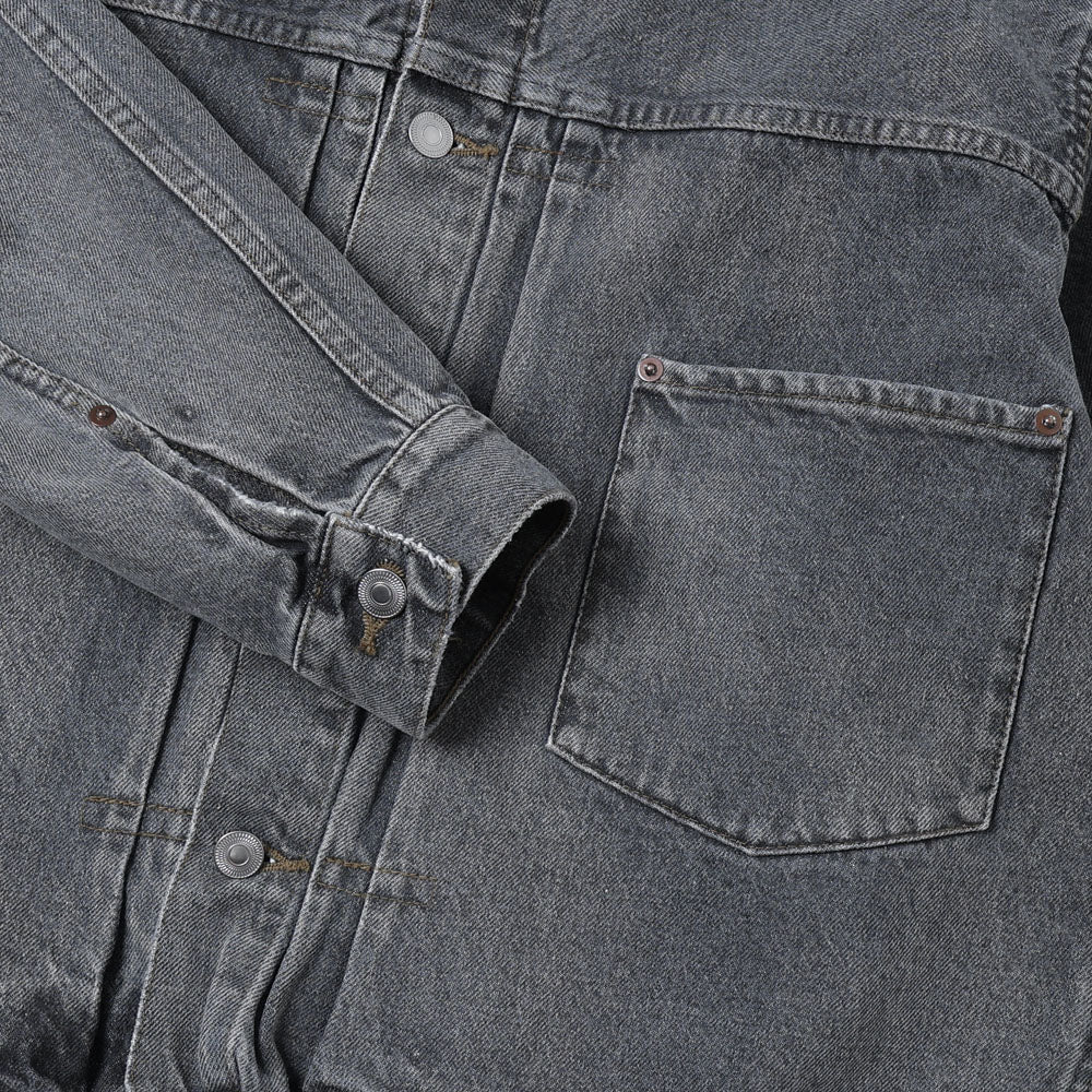 Vintage Gray Denim Jacket