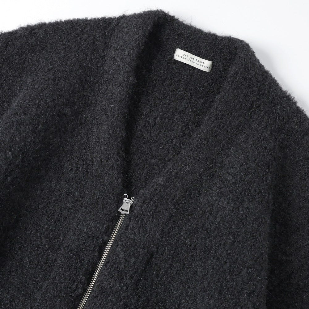 Boucle Alpaca Zip Cardigan 10/26 (mae)