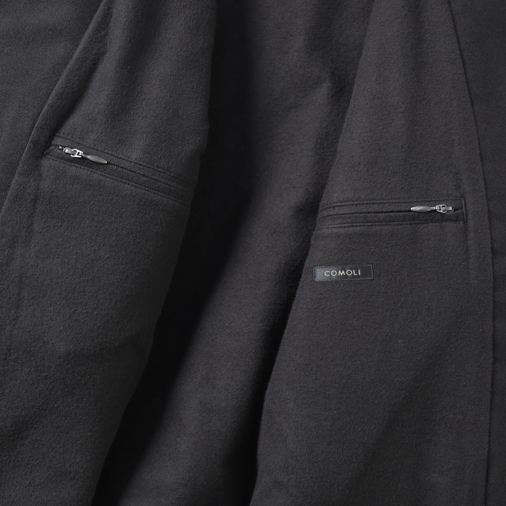 モールスキン ジップショートジャケット