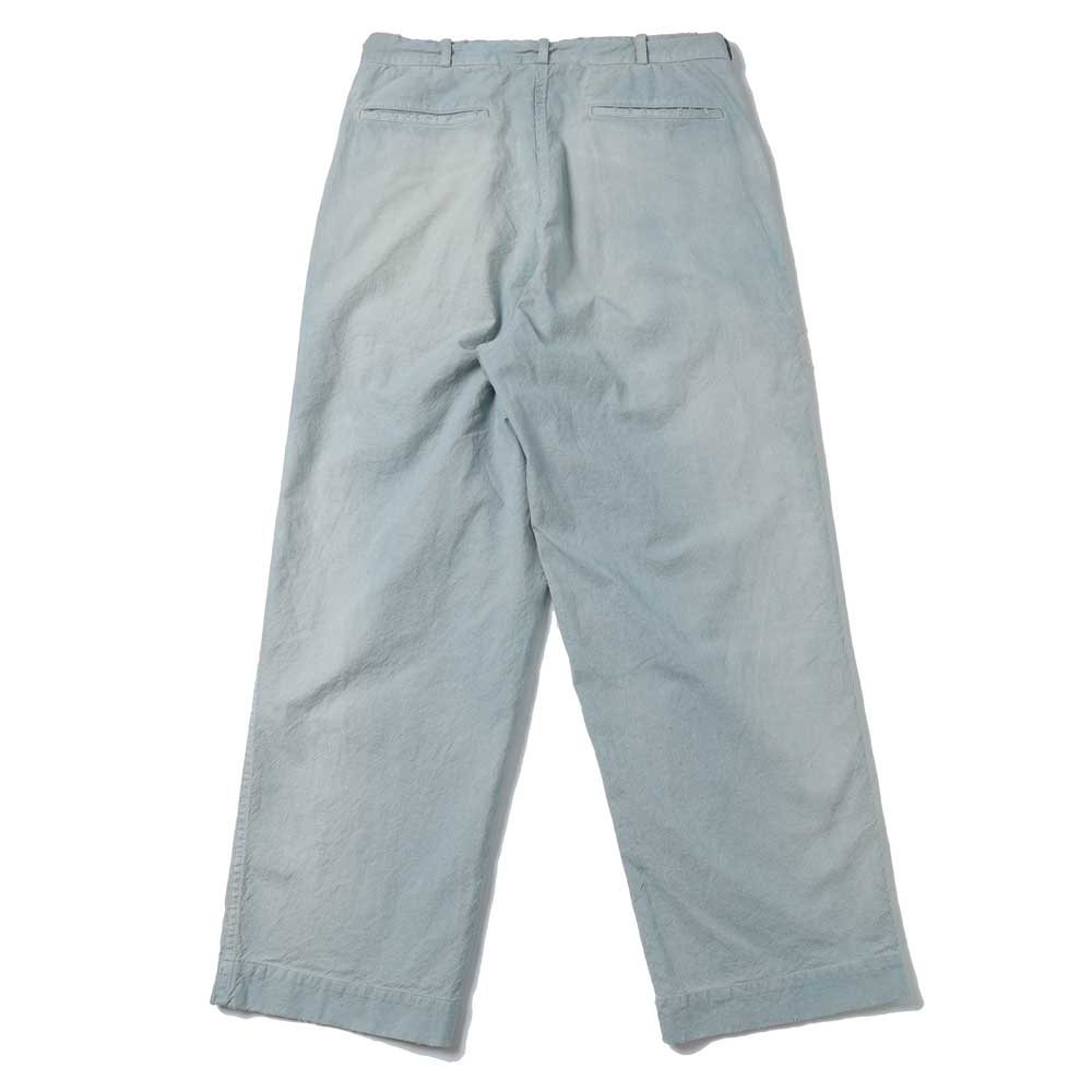 Indigo Pin Check Work Pants