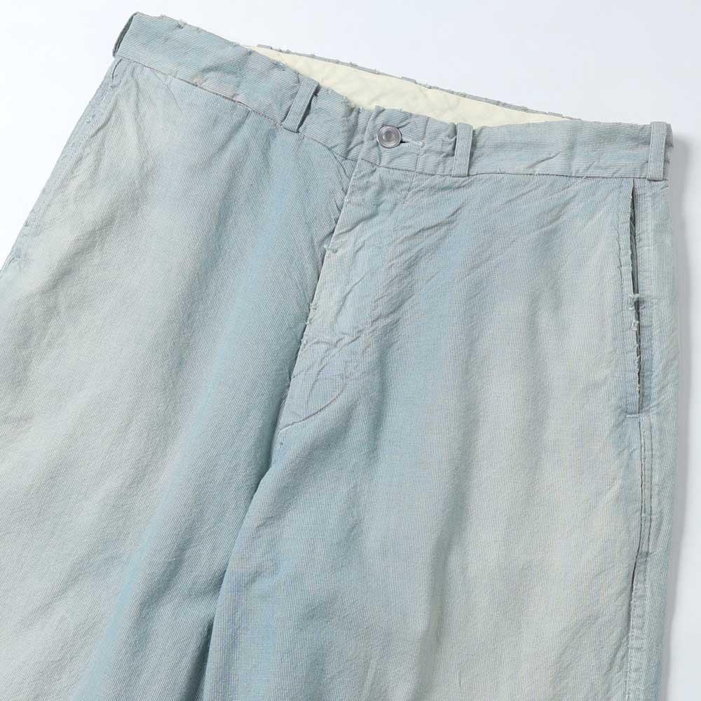 Indigo Pin Check Work Pants