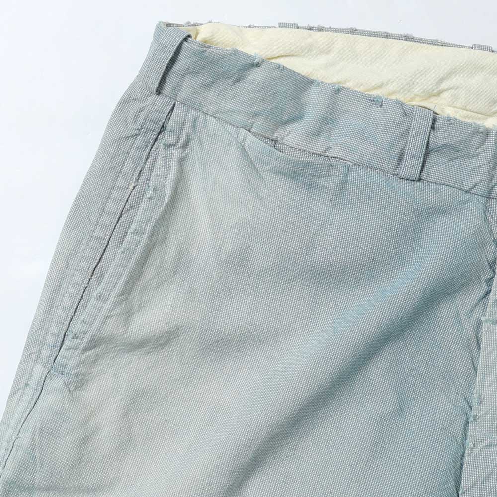 Indigo Pin Check Work Pants
