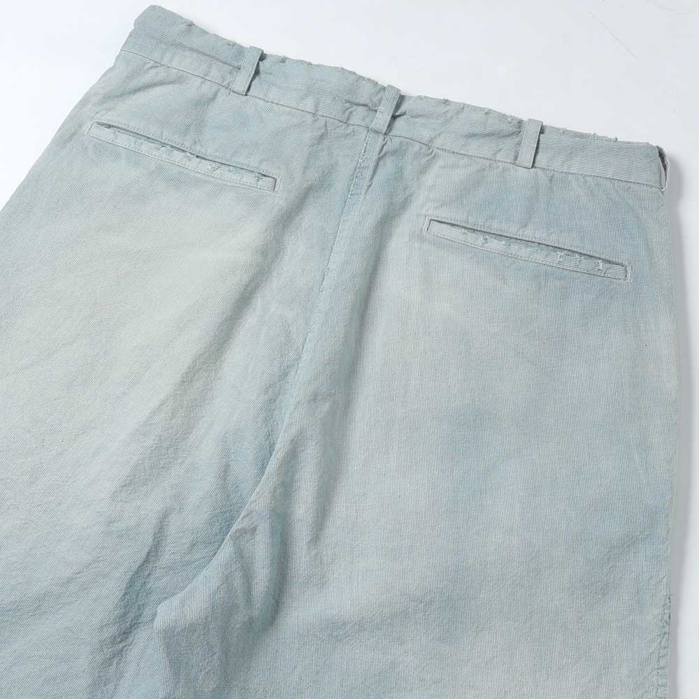 Indigo Pin Check Work Pants