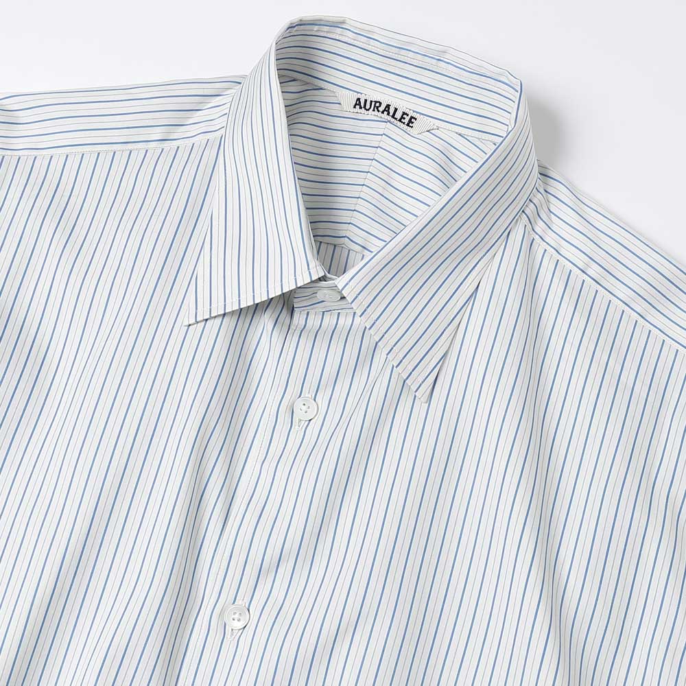 COTTON SILK STRIPE SHIRT
