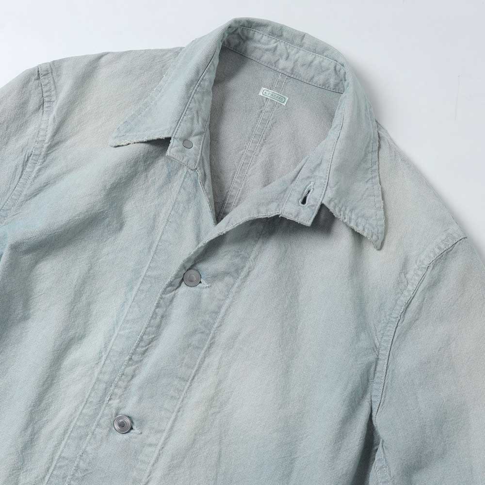 Indigo Pin Check Coverall