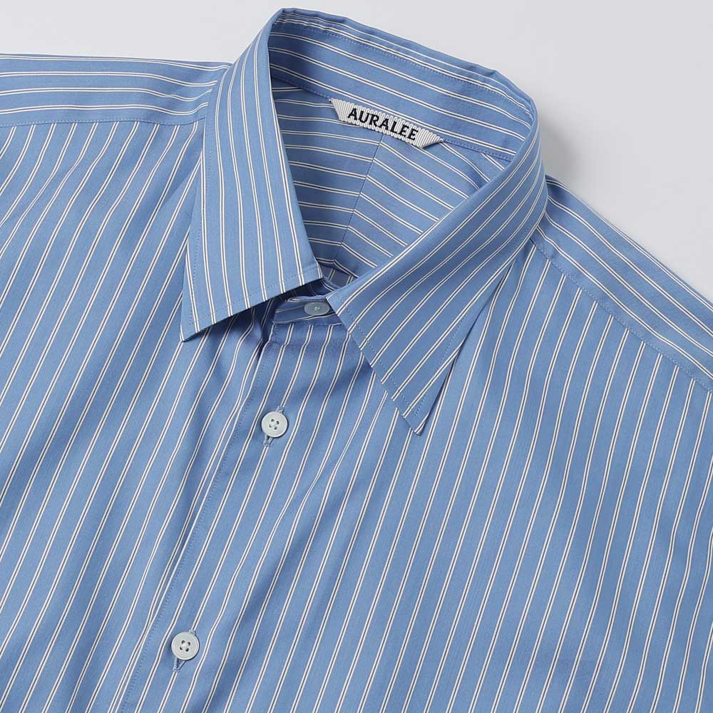 COTTON SILK STRIPE SHIRT