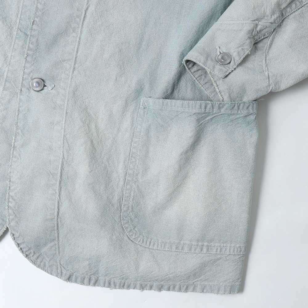 Indigo Pin Check Coverall