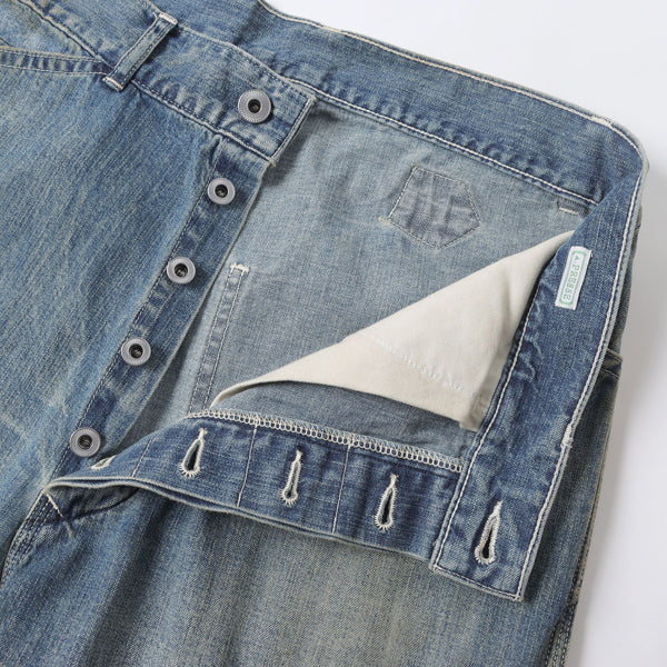 Vintage Military Denim Trousers