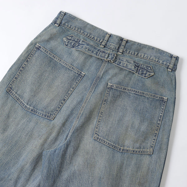 Vintage Military Denim Trousers