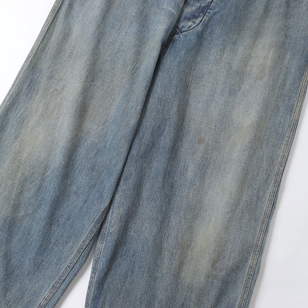 Vintage Military Denim Trousers