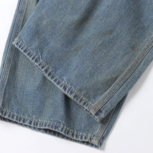 Vintage Military Denim Trousers