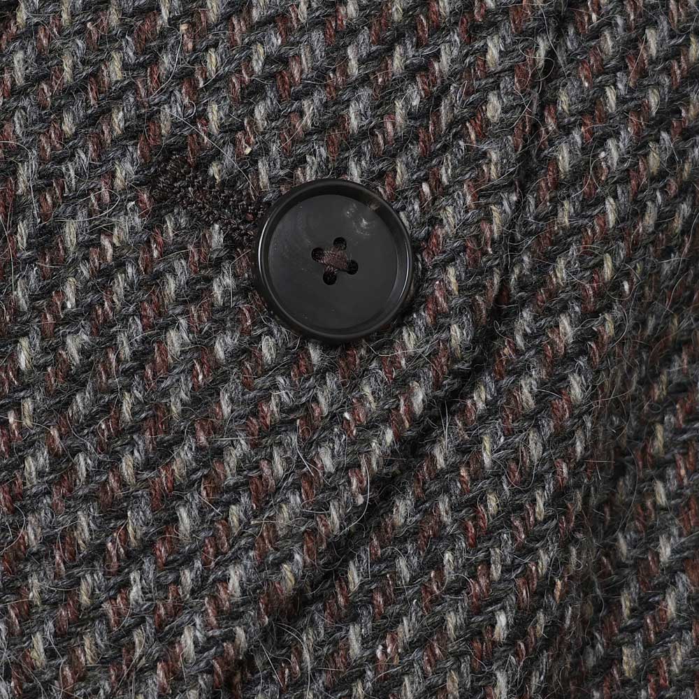 ALPACA WOOL SILK TWEED ZIP BLOUSON