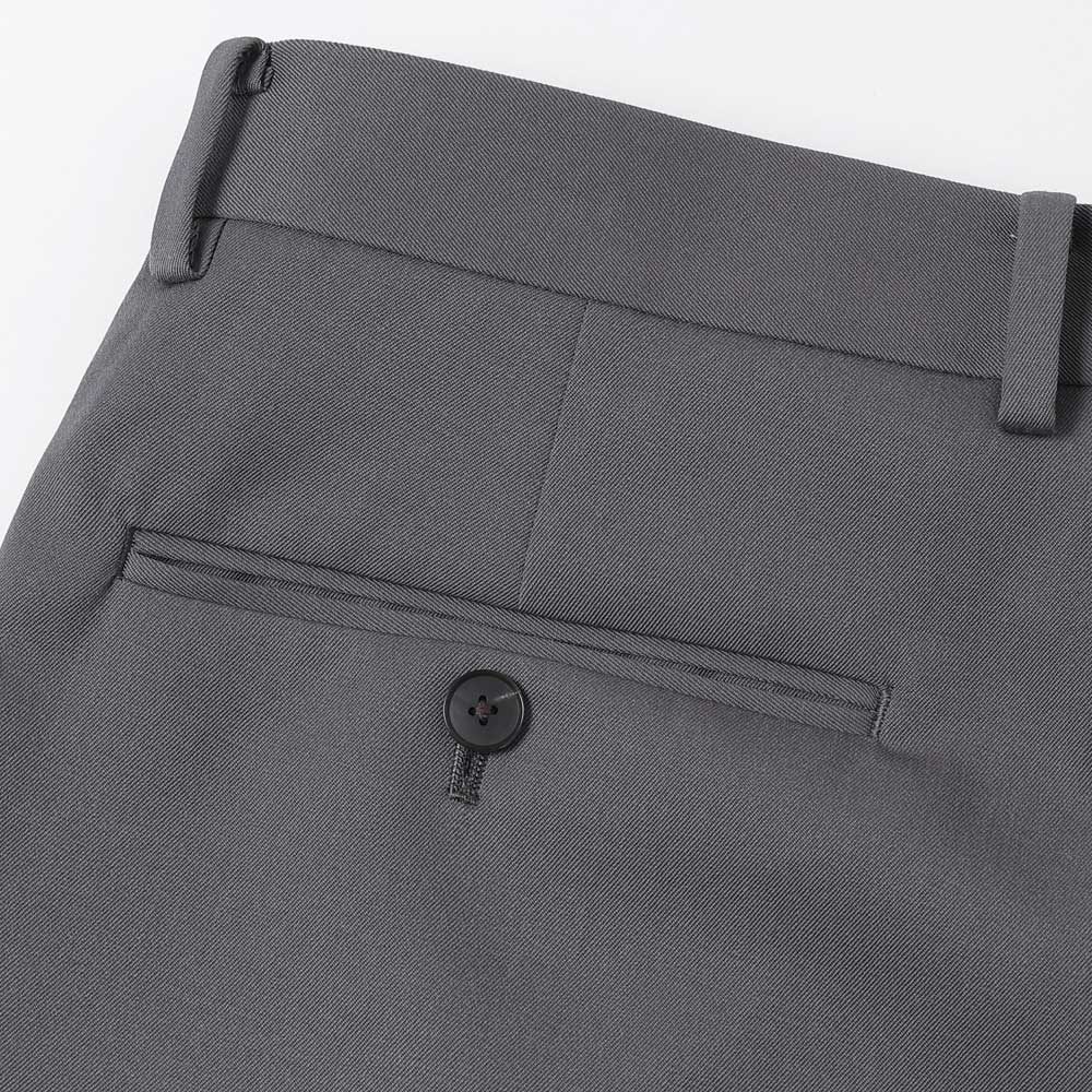 LIGHT WOOL MAX GABARDINE TWO-TUCK SLACKS